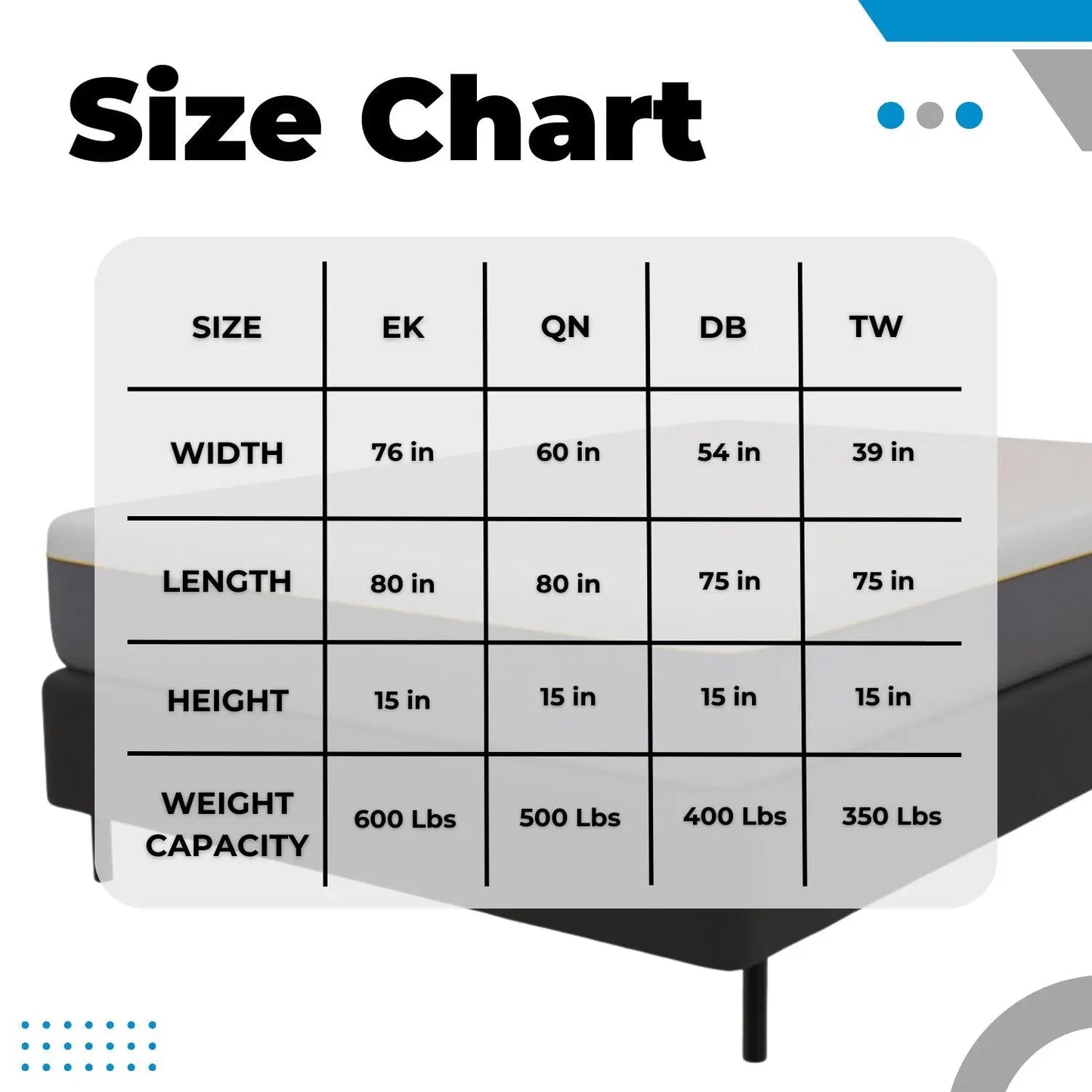 Multi-Use Foundation- Steel Bed Base / Foundation with Cover Boyd Specialty Sleep
