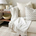 Bamboo Tassel Throw Cozy Earth