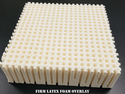 3" Firm Latex Foam  Overlay - Sterling Sleep Systems